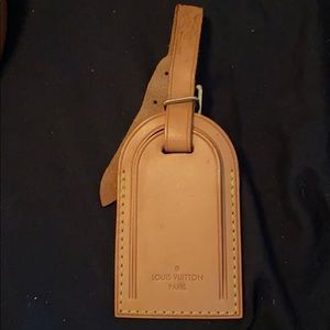Louis Vuitton luggage tag